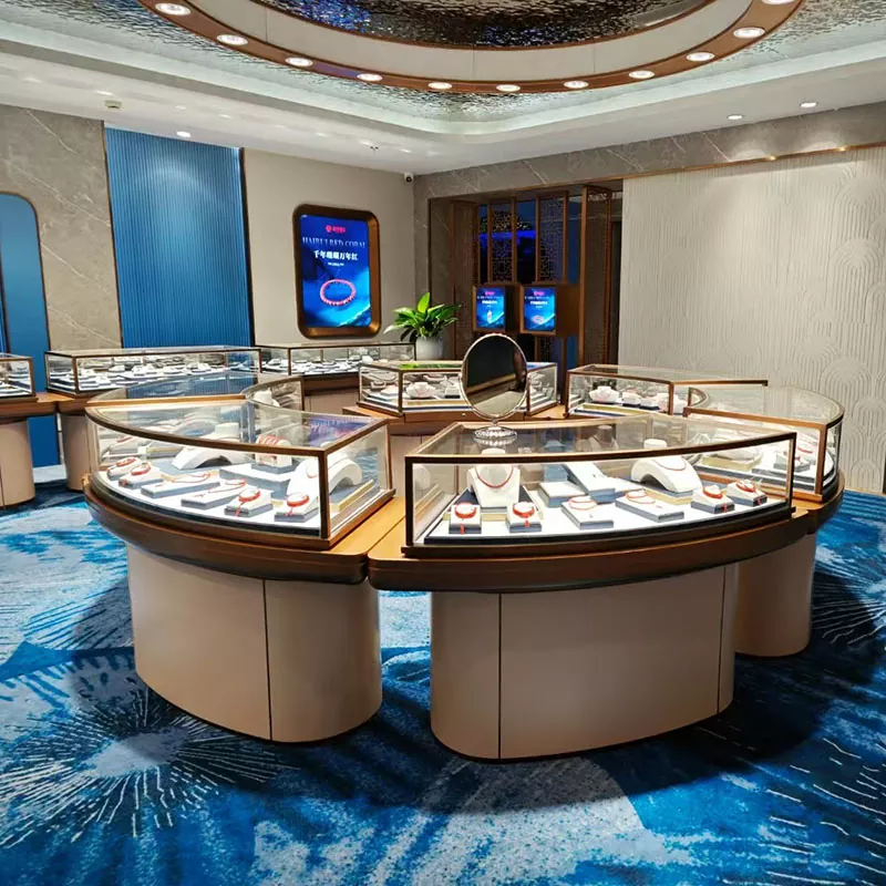 Udstillingsbord i glas