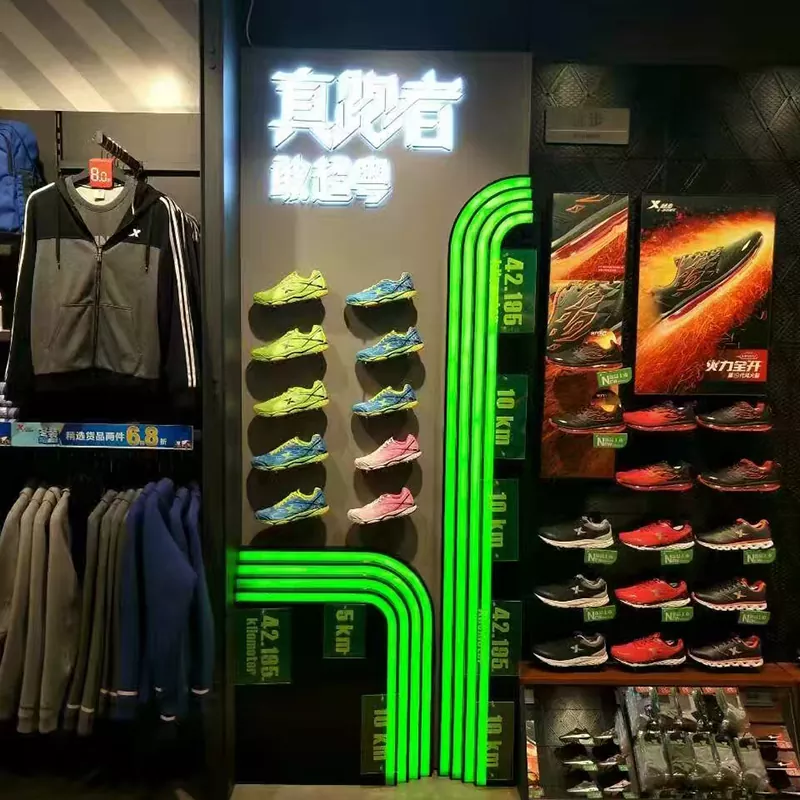 Mænds sportsfitnessvindue display
